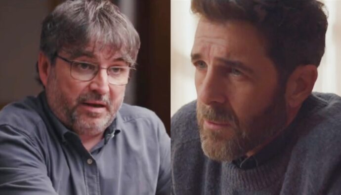 Jordi Évole y Gonzo.