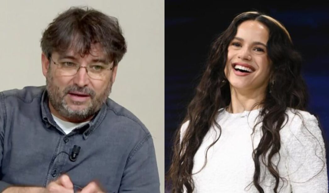 Jordi Évole y Rosalía.