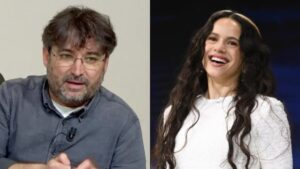 Jordi Évole y Rosalía.