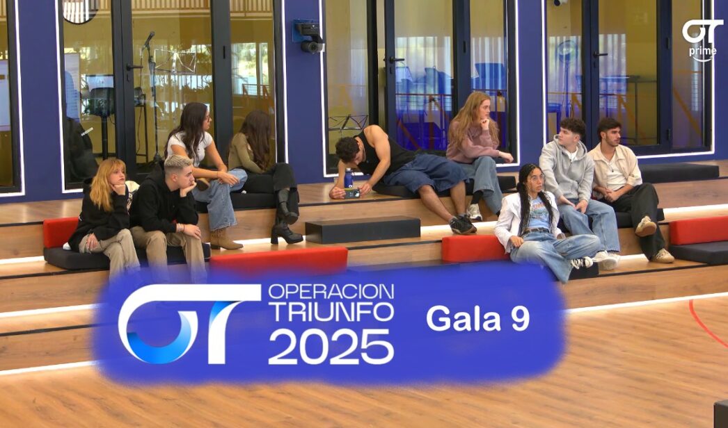 Reparto de temas de la gala 9 de 'OT 2025'.