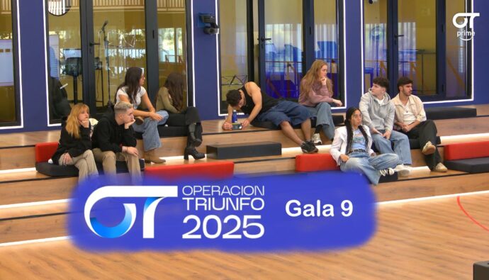 Reparto de temas de la gala 9 de 'OT 2025'.