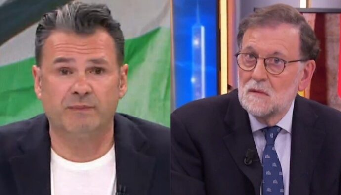 Iñaki López y Mariano Rajoy.