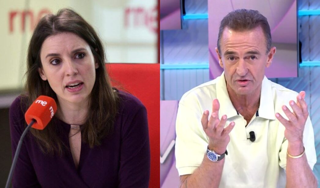 Irene Montero y Alessandro Lequio.