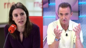 Irene Montero y Alessandro Lequio.