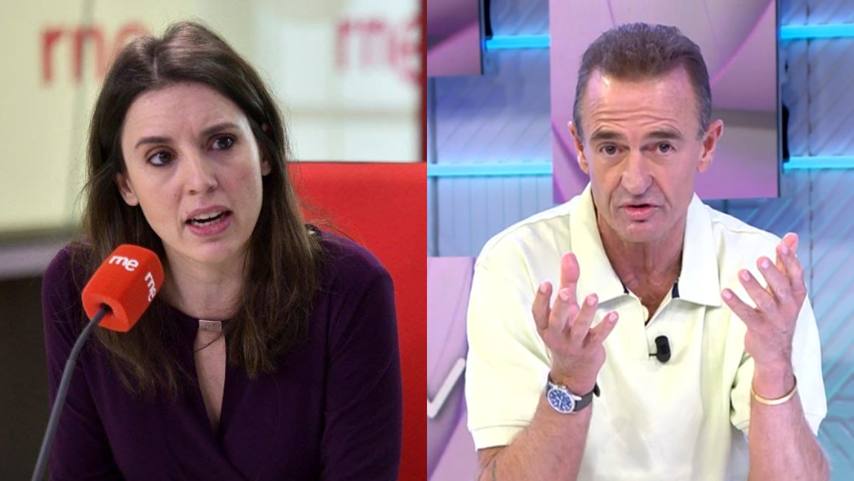 Irene Montero y Alessandro Lequio.