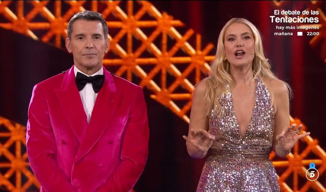 Jesús Vázquez y Valeria Mazza en 'Bailando con las estrellas'.