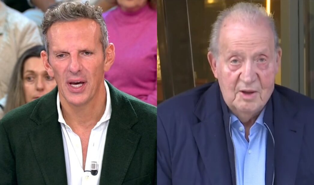 Joaquín Prat y el rey Juan Carlos I.