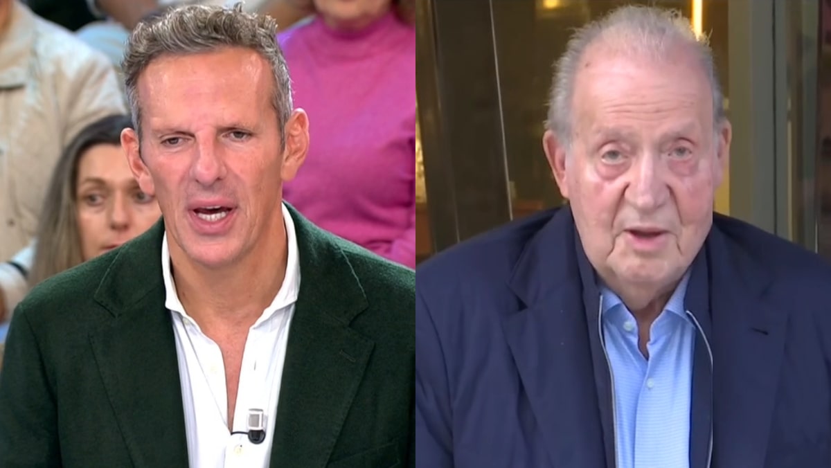 Joaquín Prat y el rey Juan Carlos I.