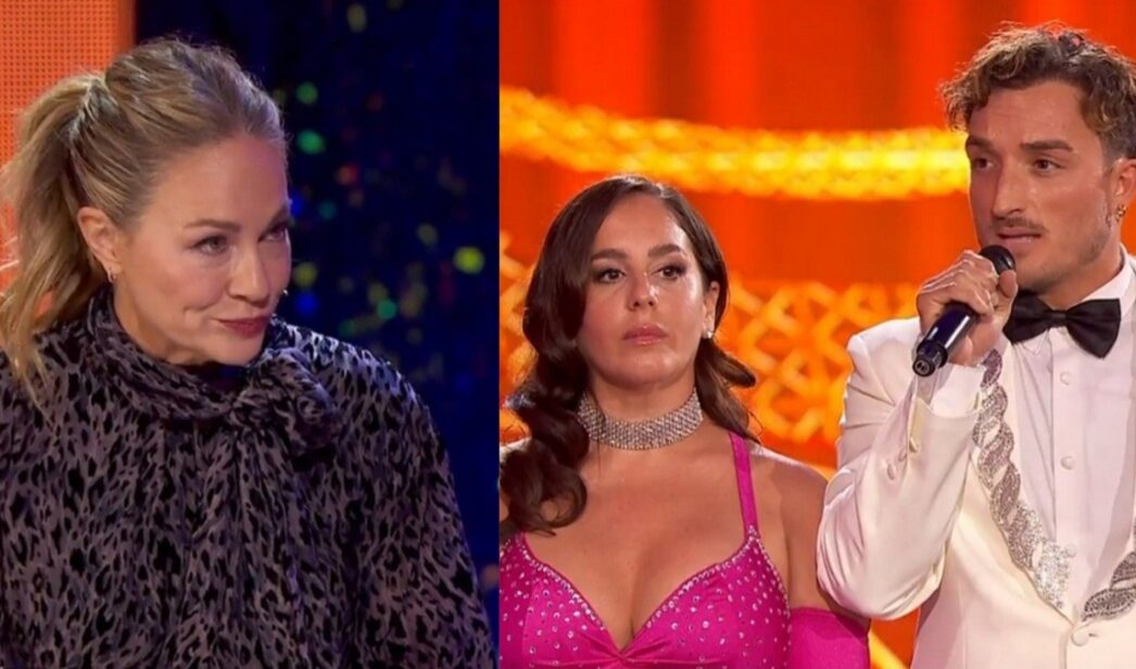 El zaca del bailarín de Anabel Pantoja a Julia Gómez Cora en 'Bailando con las estrellas'.