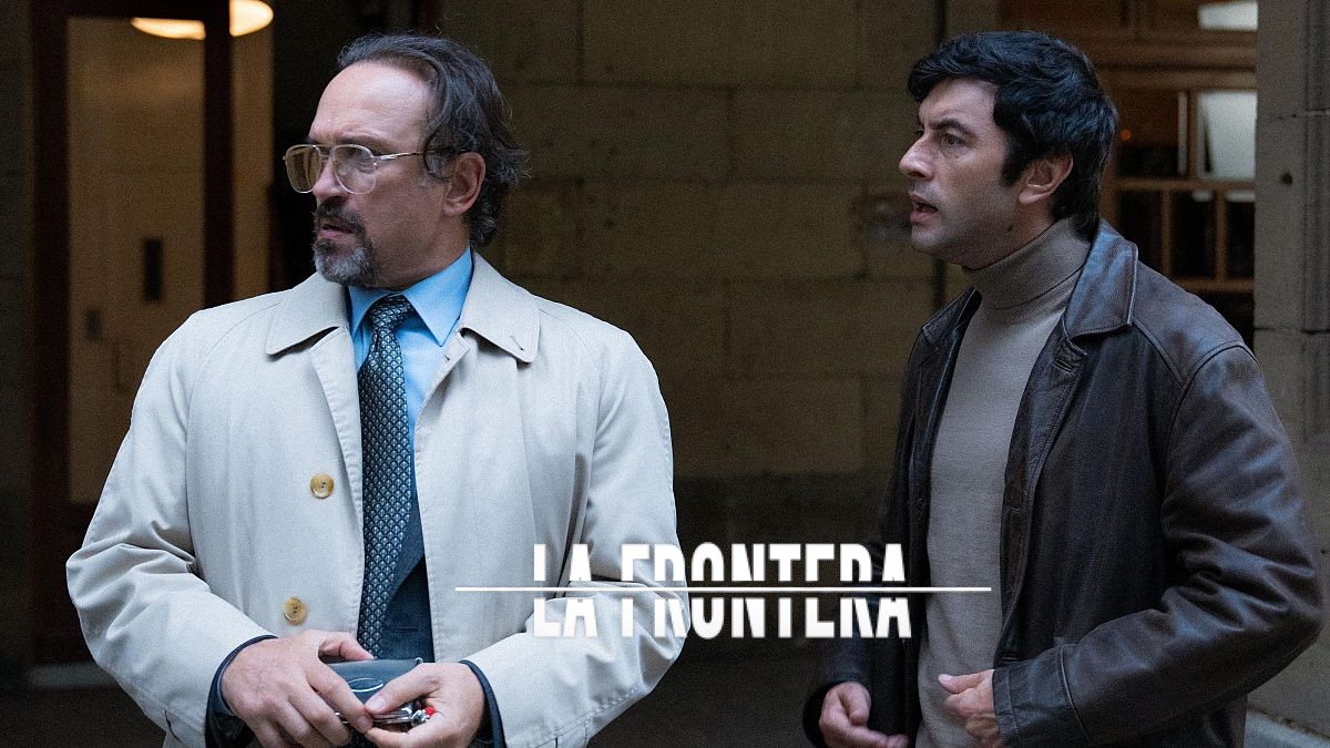 Vincent Pérez y Javier Rey en 'La frontera'.