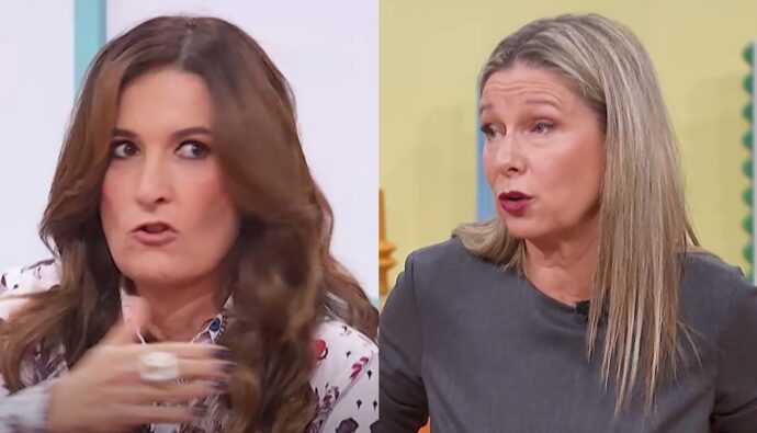 Laura Fa se enzarza con Anne Igartiburu en 'D Corazón'.