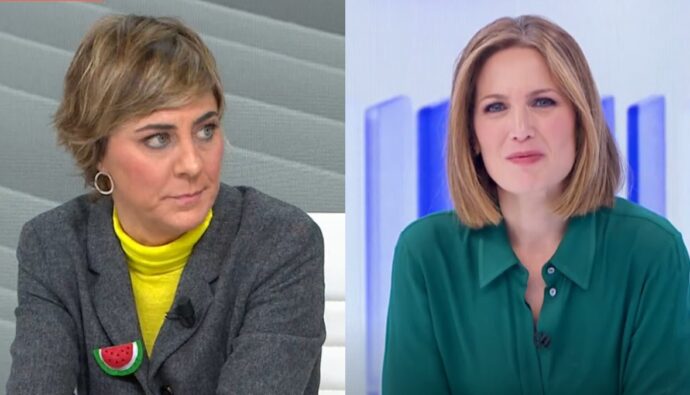 Lorena Ruiz-Huerta y Silvia Intxaurrondo.