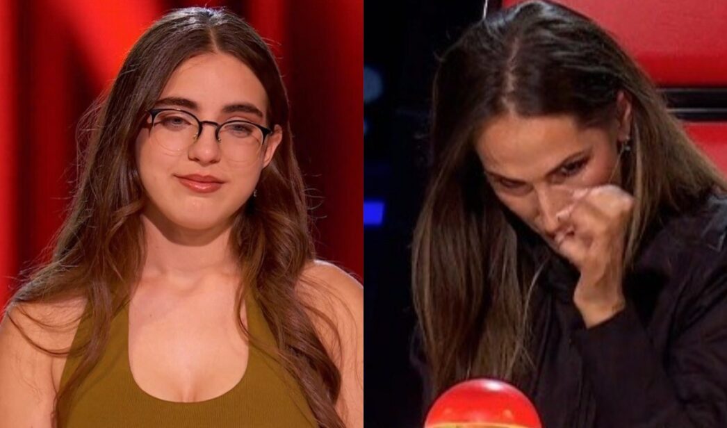 Malú rompe a llorar en 'La Voz'.