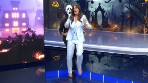 María Casado asuta a Carmen Corazzini en 'Informativos Telecinco'.