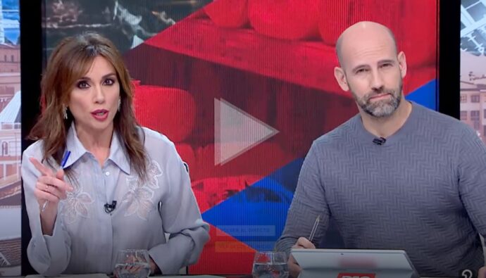 Marta Flich y Gonzalo Miró en 'Directo al grano'.