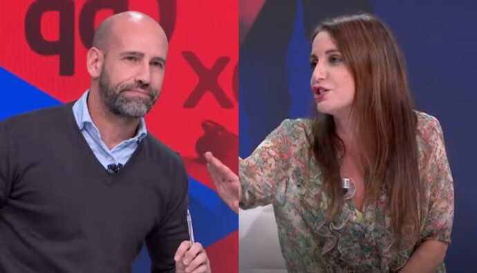 Gonzalo Miró y Andrea Levy en 'Directo al grano'.