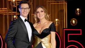 Christian Gálvez y Verónica Dulanto en 'Nochevieja Contigo'.