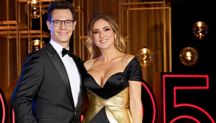 Christian Gálvez y Verónica Dulanto en 'Nochevieja Contigo'.