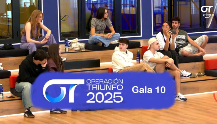 Reparto de temas de la gala10 de 'OT 2025'.