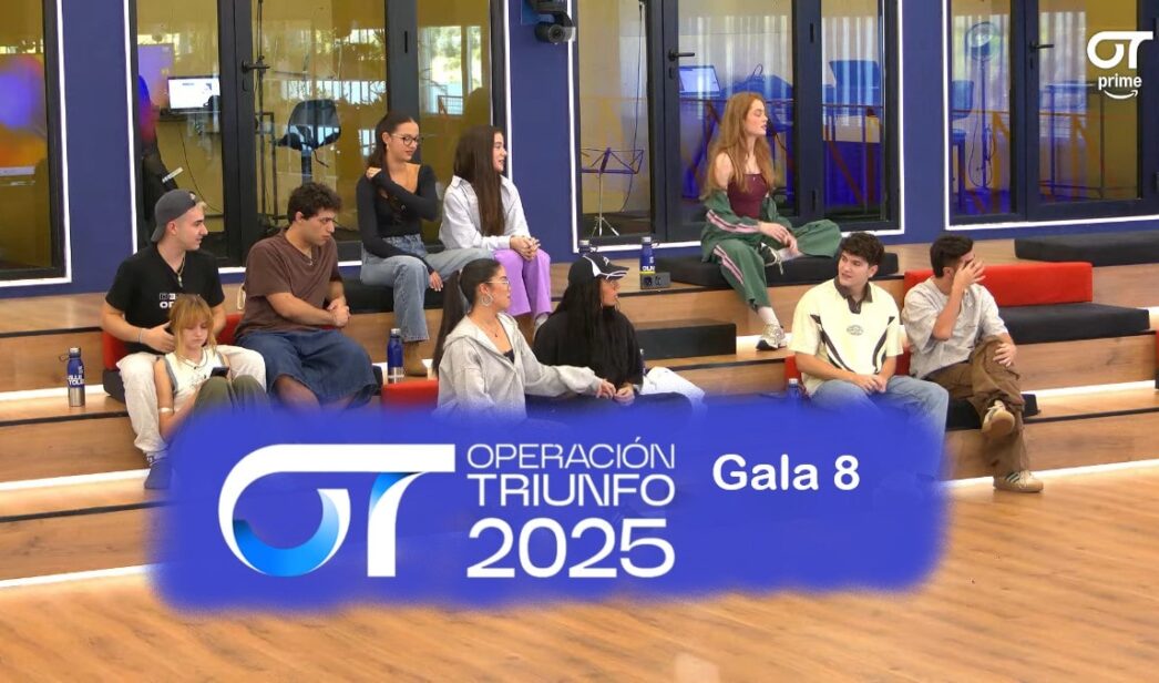 Reparto de temas de la gala 8 de 'OT 2025'.