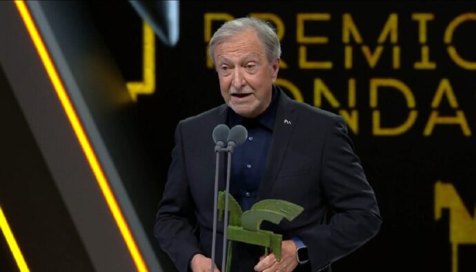 Paco Lobatón recoge el Premio Ondas 2025.