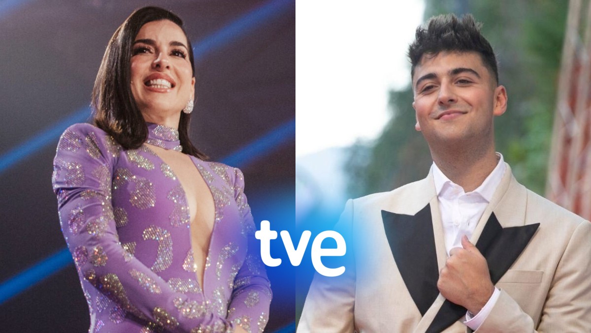 Ruth Lorenzo y Juanjo Bona, presentadores de 'ARIA, locos por la música'.