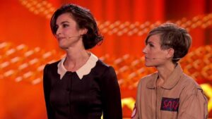 Blanca Romero y Sara Escudero en 'Bailando con las estrellas'.