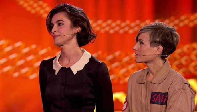 Blanca Romero y Sara Escudero en 'Bailando con las estrellas'.