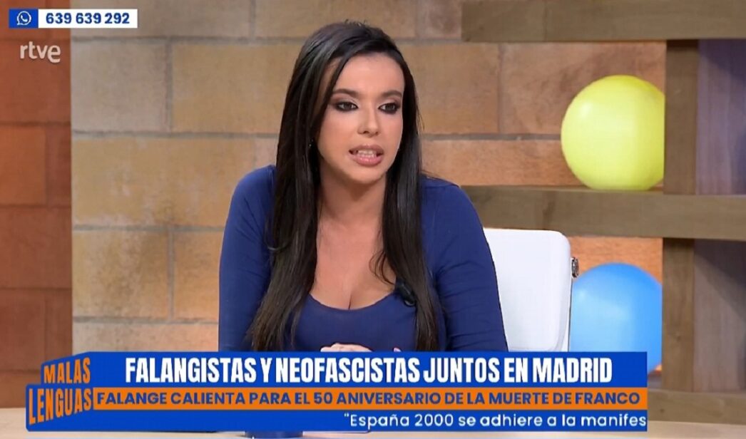 Sarah Santaolalla en 'Malas lenguas'.