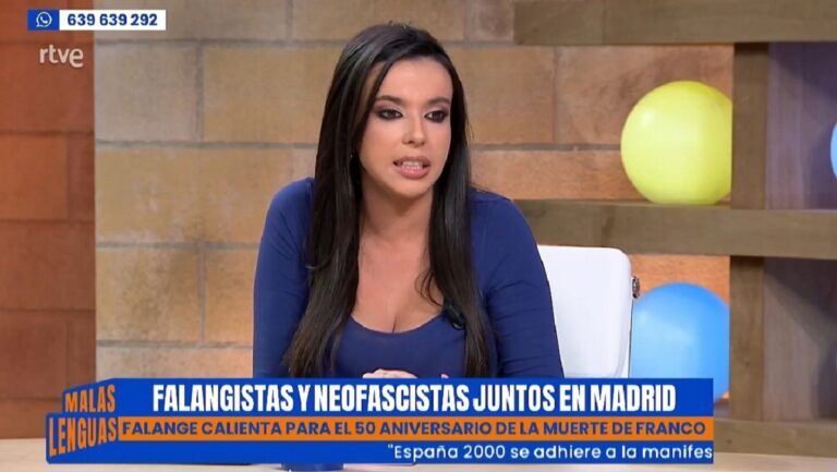 Sarah Santaolalla en 'Malas lenguas'.