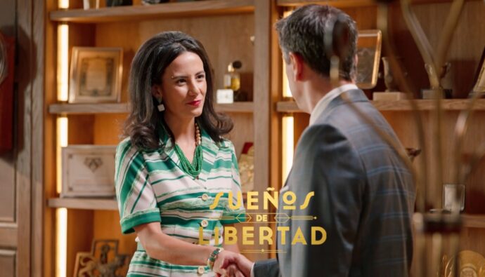 Cloe y Gabriel en 'Sueños de libertad'.