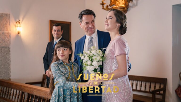 Julia, Gabriel y Begoña en 'Sueños de libertad'.