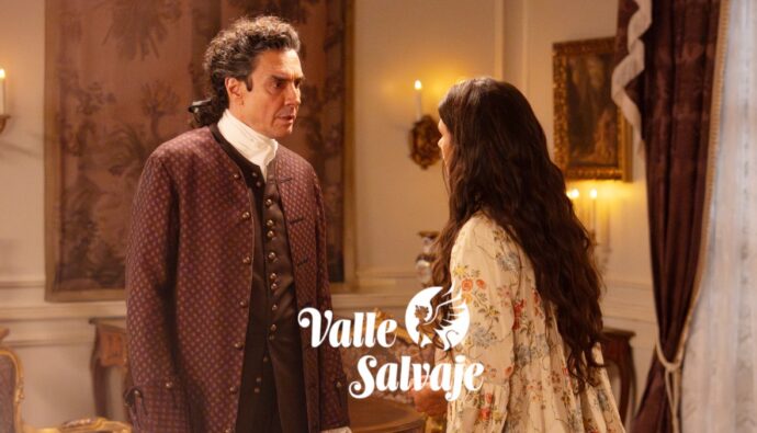 José Luis y Victoria en 'Valle Salvaje'.