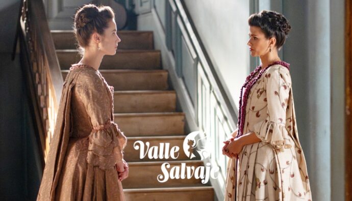 Mercedes y Victoria en 'Valle Salvaje'.