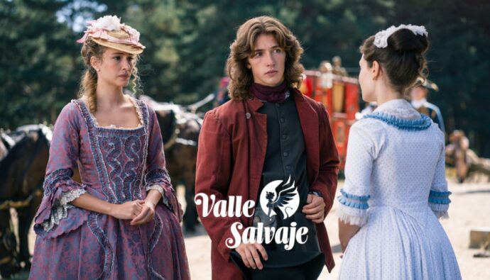 Irene, Leonardo y Bárbara en 'Valle Salvaje'.