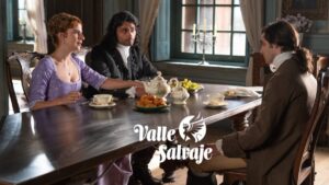 Adriana, Rafael y Alejo en 'Valle Salvaje'.