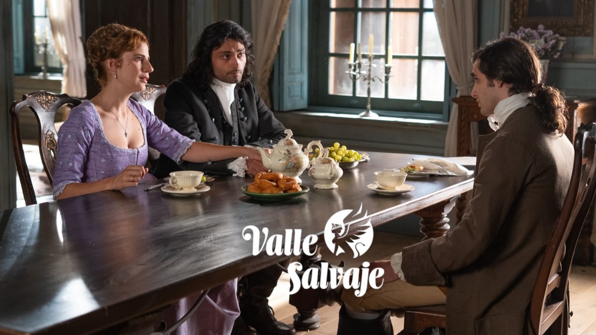 Adriana, Rafael y Alejo en 'Valle Salvaje'.