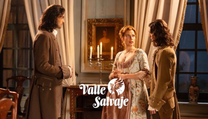 Rafael, Adriana y Alejo en 'Valle Salvaje'.