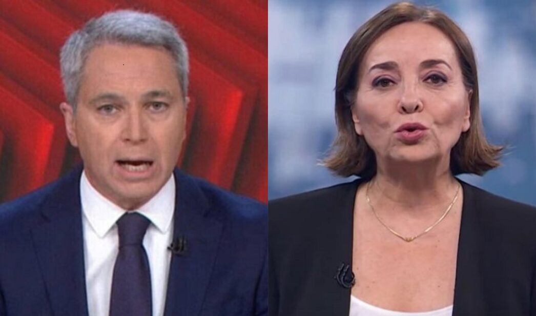 Vicente Vallés y Pepa Bueno.