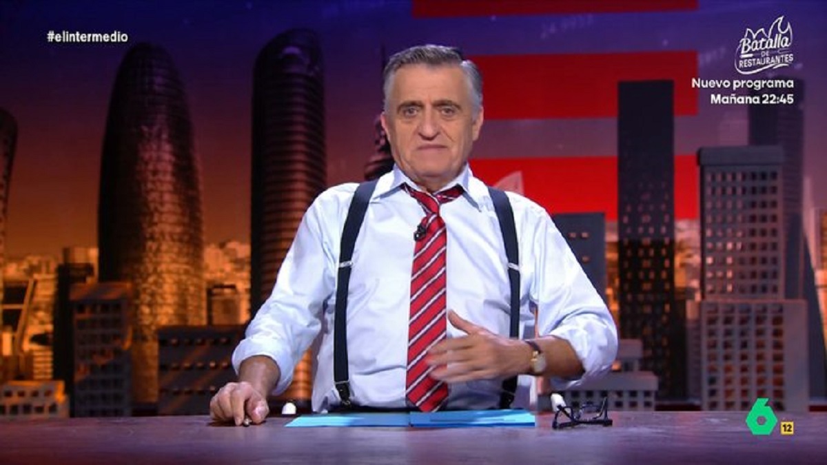 El Gran Wyoming en 'El Intermedio'.