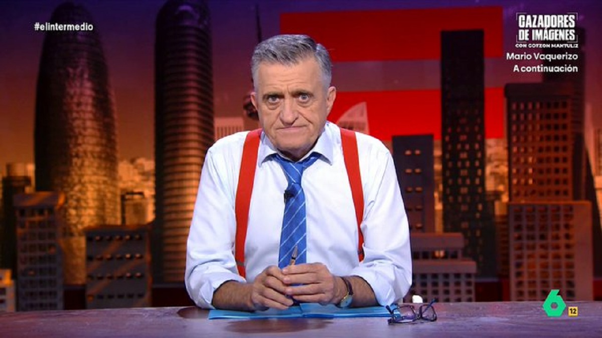 El Gran Wyoming en 'El Intermedio'.