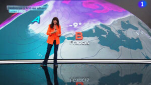 Mónica López en 'El Tiempo' de La 1 de RTVE