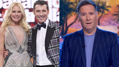 Valeria Mazza y Jesús Vázquez y Carlos Latre