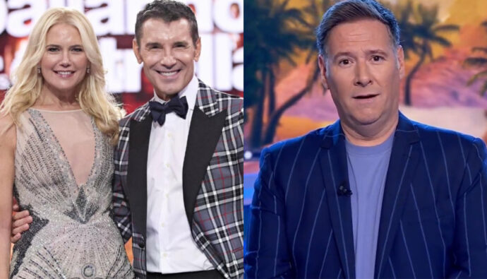 Valeria Mazza y Jesús Vázquez y Carlos Latre