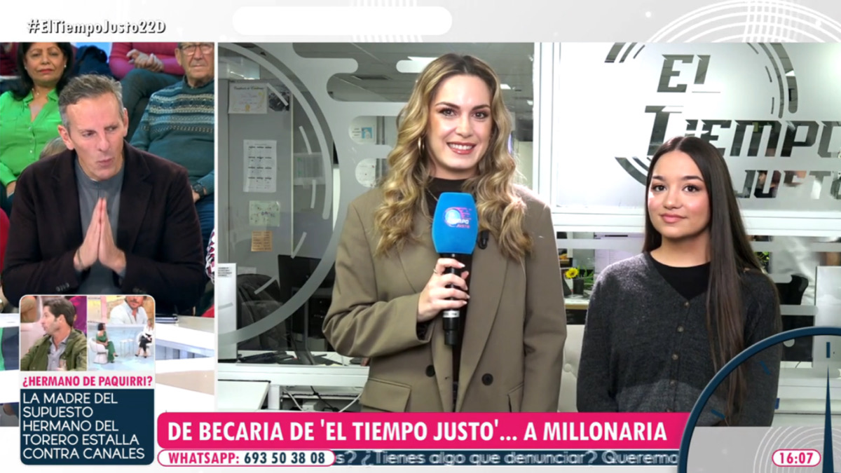 Joaquín Prat y Aitana en 'El tiempo justo'