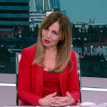 Ángeles Bravo en su despedida en el Canal 24 Horas de RTVE