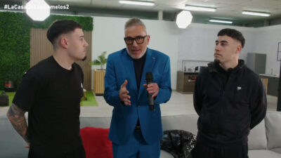 Carlos, Kiko Hernández y Daniel, en 'La casa de los gemelos 2'