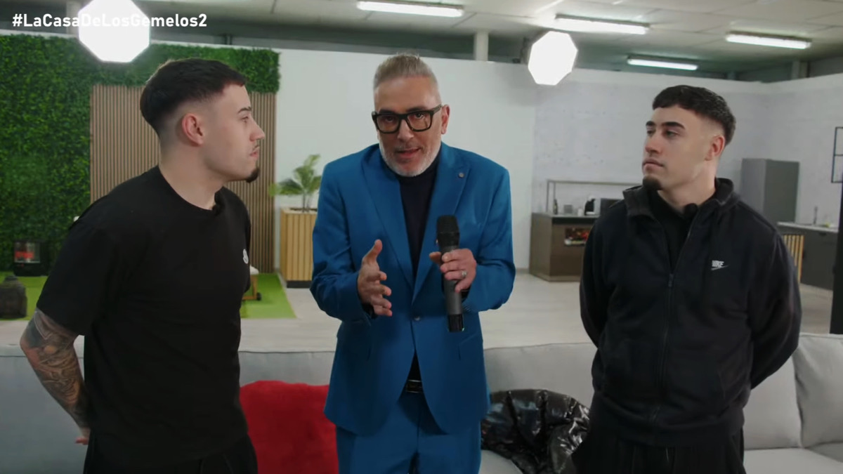 Carlos, Kiko Hernández y Daniel, en 'La casa de los gemelos 2'