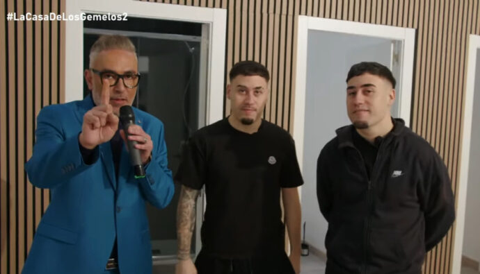 Carlos, Kiko Hernández y Daniel, en 'La casa de los gemelos 2'