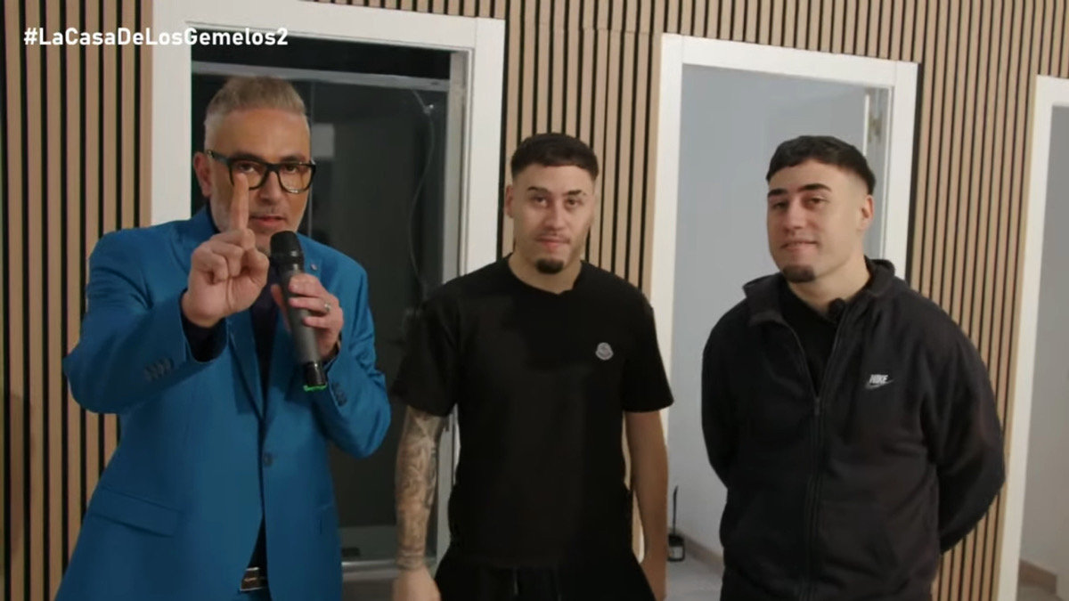 Carlos, Kiko Hernández y Daniel, en 'La casa de los gemelos 2'